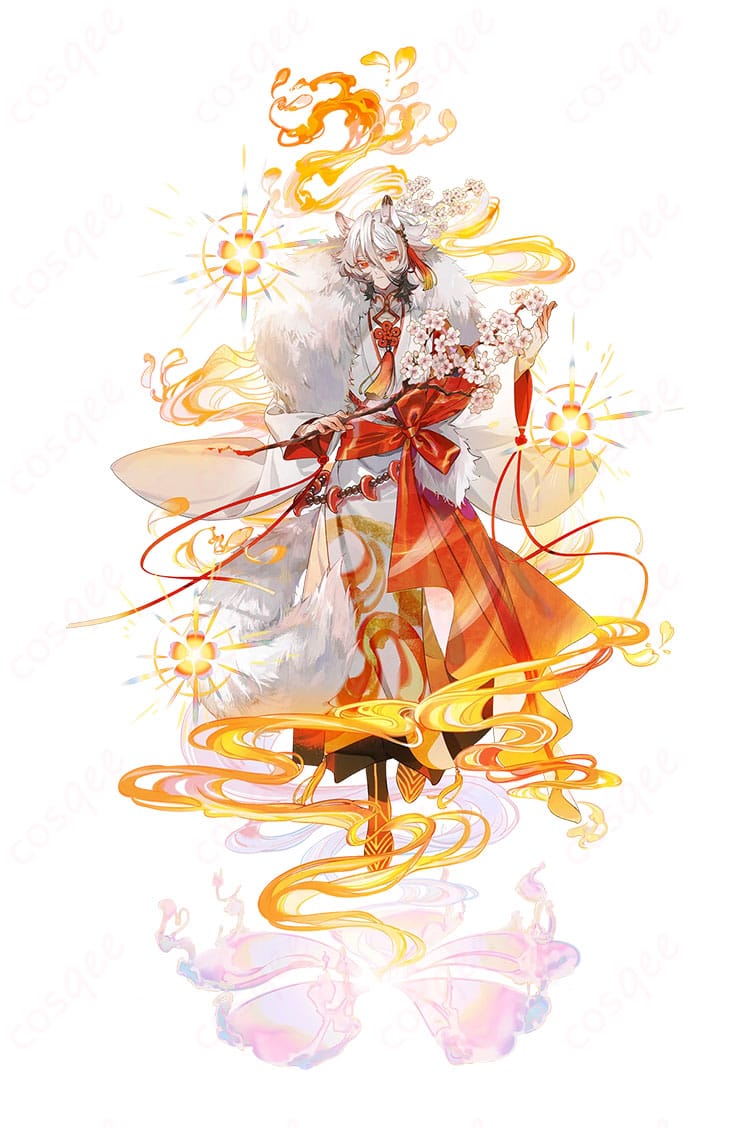 花咲翁 霊基再臨 第三段階のコスプレ衣装を着用した全身正面ビジュアル(Fate/Grand Order)