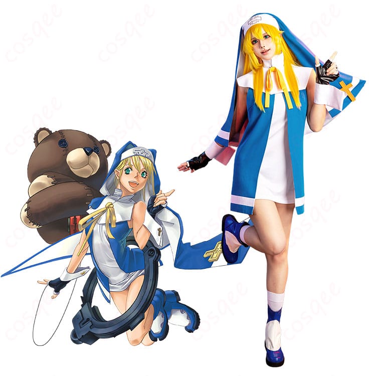 GUILTY GEAR ブリジット 初期・修道服Ver.のフルセット着用イメージ