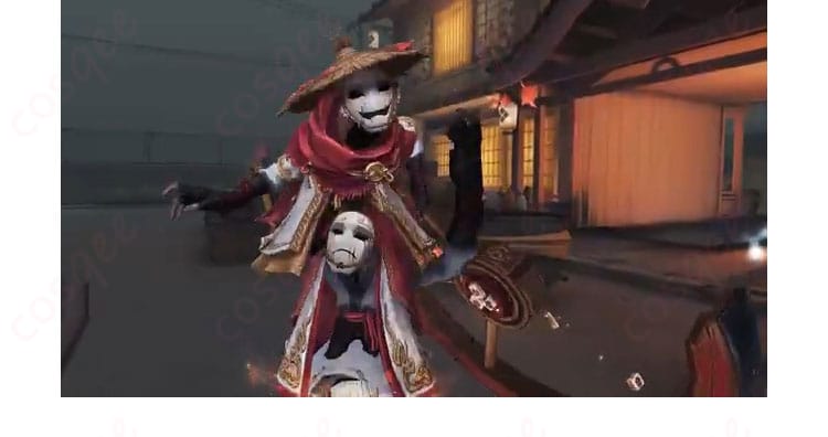 第五人格 破輪『破陣子』SSR衣装の正面全身カット｜重厚シルエットと配色を高再現