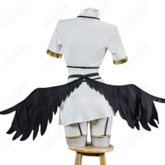 アルベド ナース風コスプレ｜漆黒の翼で高再現、軽やか着心地でイベント＆撮影に最適 - 5枚目の画像（サムネイル）
