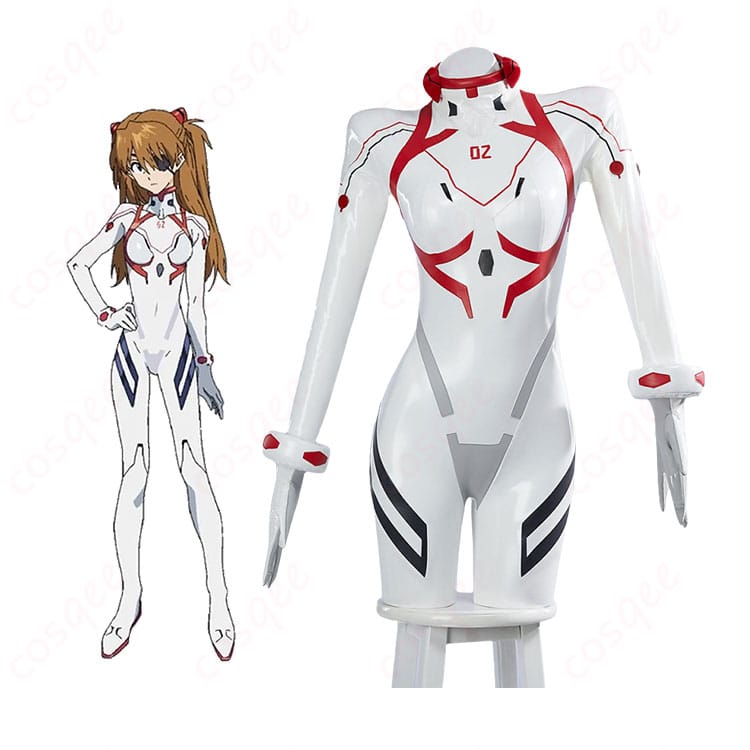 式波・アスカ・ラングレー 新プラグスーツの着用イメージ(キャラクタービジュアル再現)