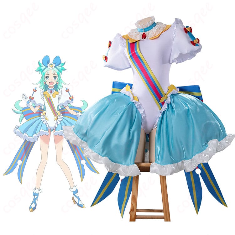空野みなも/プリンセス・リップル 変身後ドレスを着用した完成イメージ