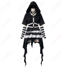 にじさんじ 月ノ美兎 囚人服風コスプレ｜うさ耳フードで可愛くクールに、通気性◎で長時間も快適 - 1枚目の画像（サムネイル）