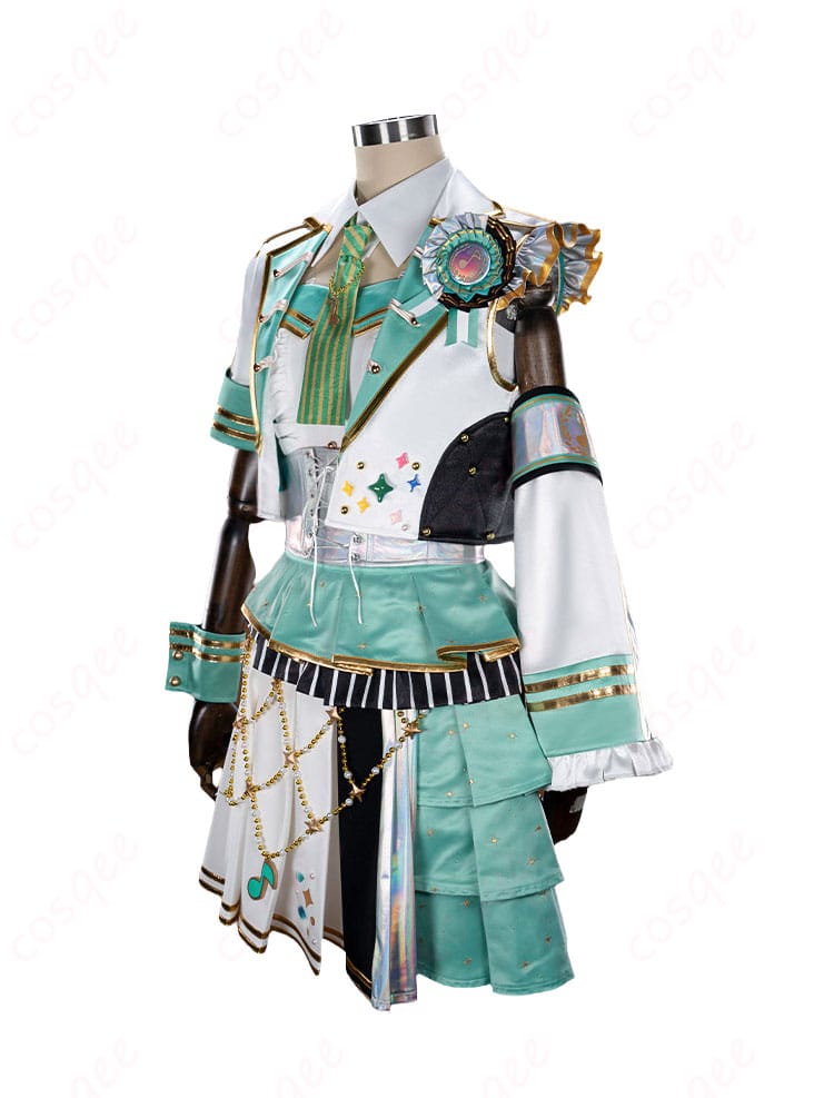 初音ミク 5th感謝祭ステージ衣装 コーディネートの側面シルエット