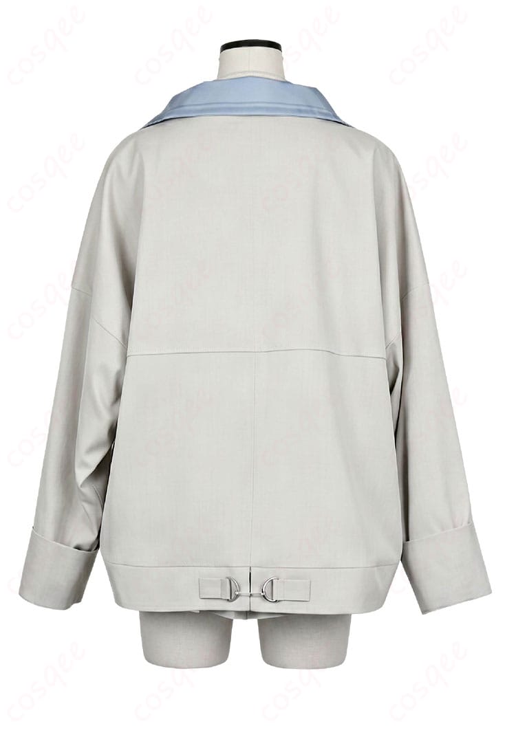 先斗寧 新衣装コスプレの背面全体カット(ジャケットのラインとスカート)