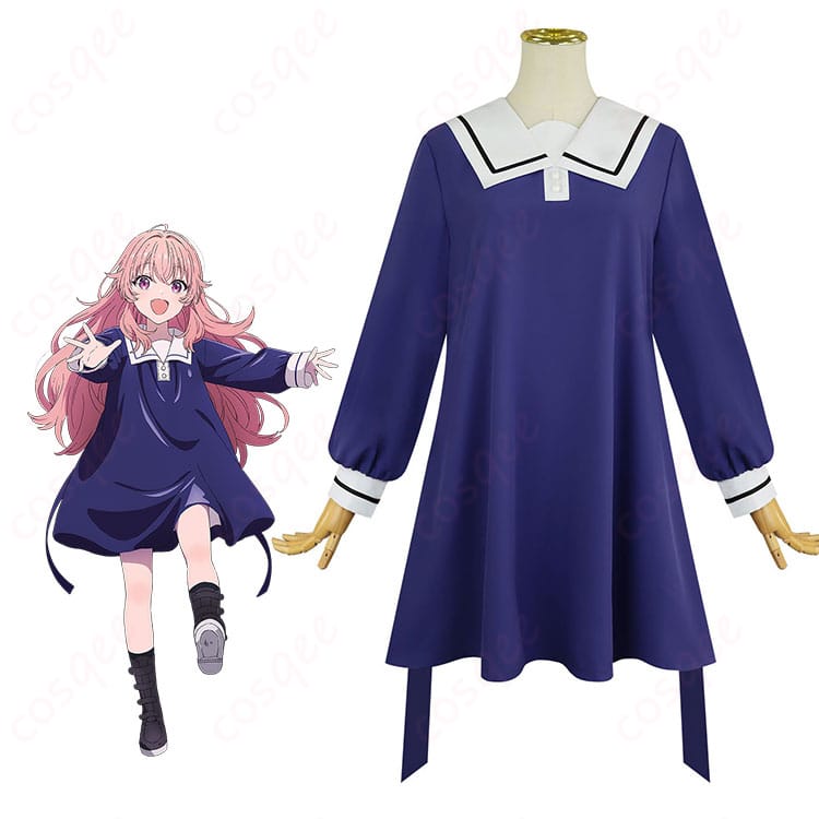 『きみが死ぬまで恋をしたい』トツキ・シーナ/カガリ・ミミ風の学園制服コスプレ衣装を着用した人物イメージ