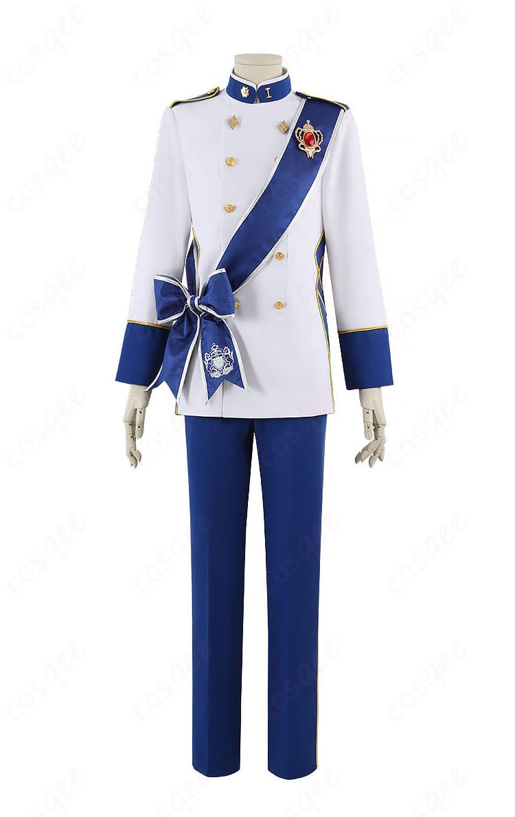 ロイヤルソードアカデミー男子制服コスプレ衣装 トルソー正面全体像(ジャケット+ズボン)