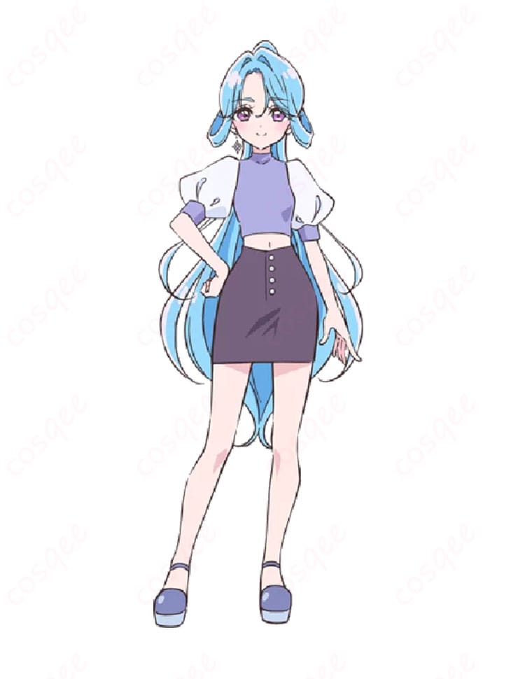 名探偵プリキュア!家入しるくの普段着コスプレ衣装を着用したキャラクターイメージ