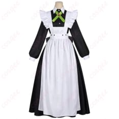 COSQEE クラシカルメイド コスプレ衣装｜上品シルエットで映える、着脱もラクなセット - 1枚目の画像（サムネイル）