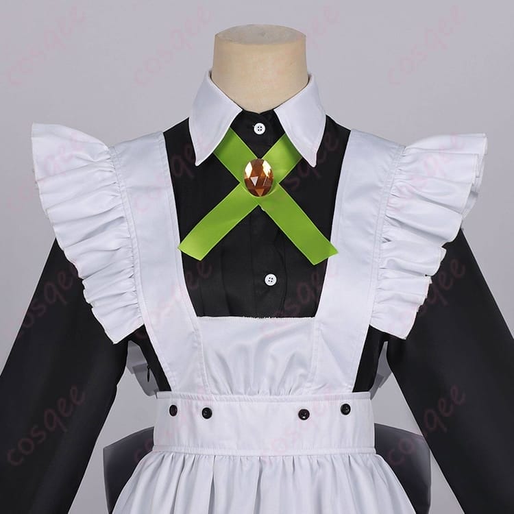 COSQEE クラシカルメイド コスプレ衣装｜上品シルエットで映える、着脱もラクなセット - 4枚目の画像
