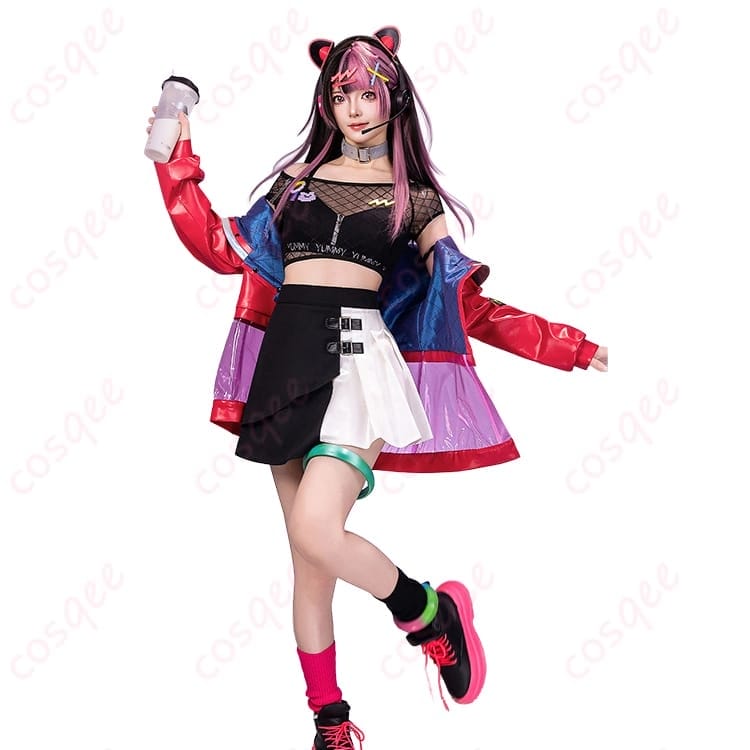 BanG Dream!（バンドリ！）ステージ衣装 ネコ耳ヘッドホン付でライブ映えと高再現を両立 - 2枚目の画像