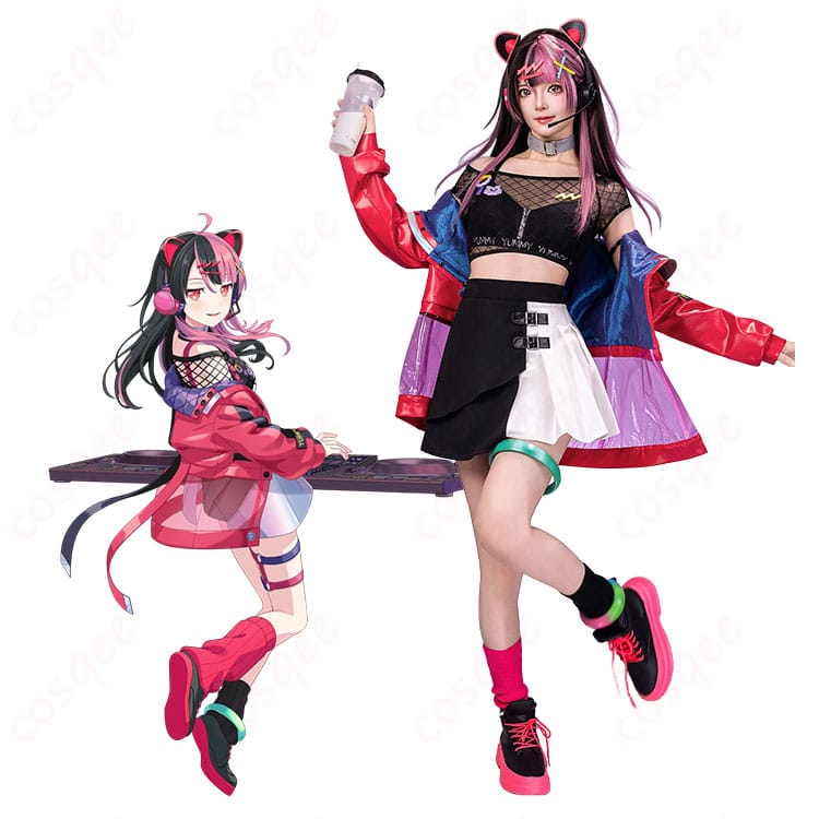 BanG Dream!系ステージ衣装一式とネコ耳ヘッドホンの商品イメージ