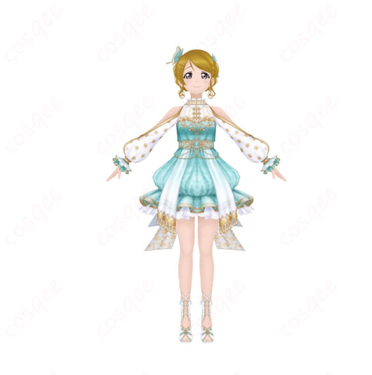 小泉花陽 イノセント・ヒーリング衣装を着用したキャラクター完成イメージ