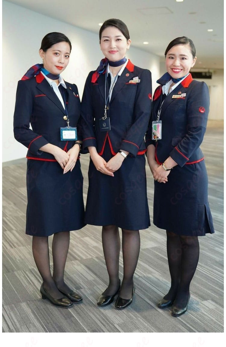 JAL CA 制服 日本航空 客室乗務員 10代目制服 コスプレ衣装-1