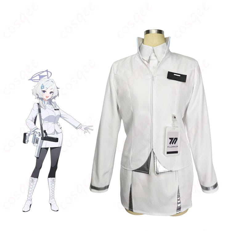 吾妻ミライのキャラクタービジュアルをイメージした学園制服コスプレ一式のイメージ画像