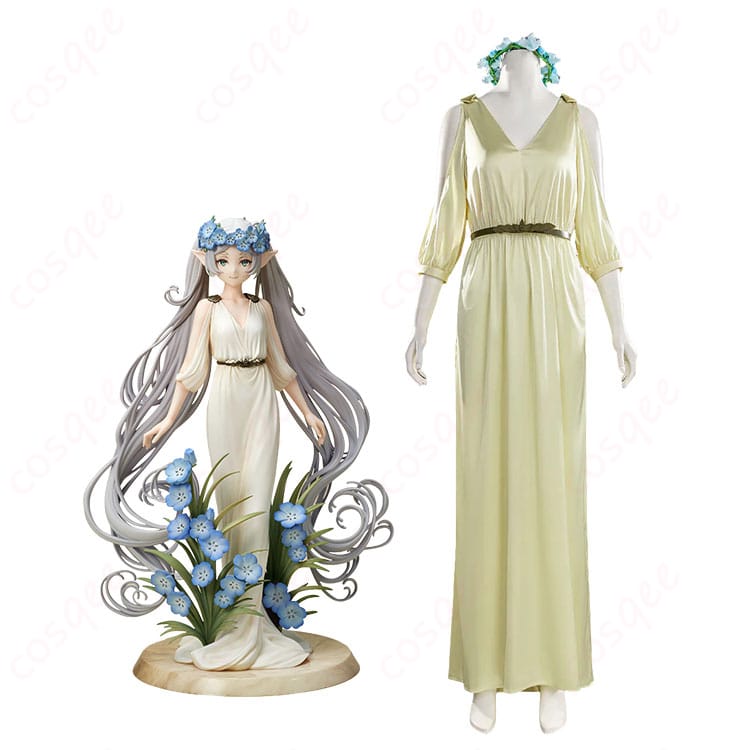 葬送のフリーレン フリーレンのフィギュアドレス衣装を着用したイメージビジュアル