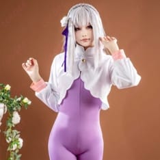 Re:ゼロから始める異世界生活 エミリア新衣装コスプレ 薄手で動きやすく高再現、撮影・イベントに最適 - 7枚目の画像（サムネイル）