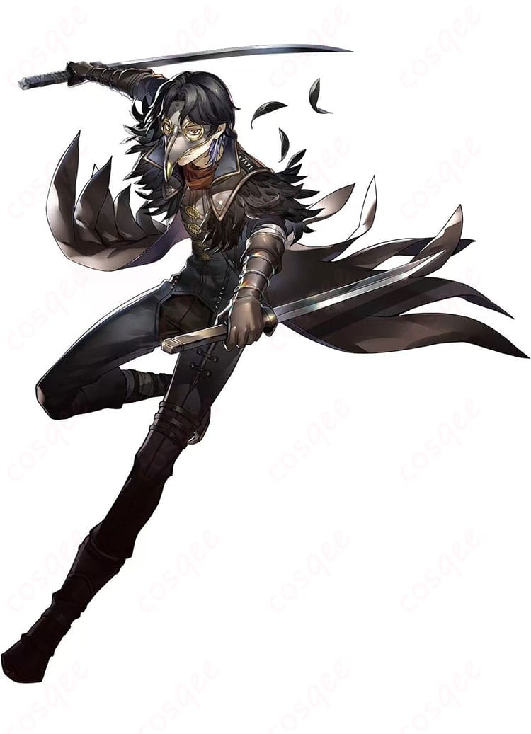 北里基良(メッサー)の怪盗姿・全身ビジュアルイメージ。シャープなジャケットと細身パンツでクールに再現
