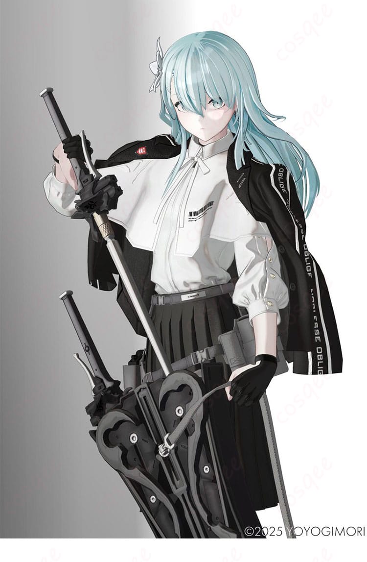 A-Z:[S] 小物ディテール。グローブと武装風アクセサリーの質感・配置を示した近接ショット