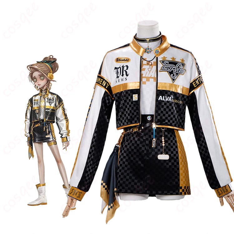 第五人格 空軍 マーサ・ベハムフィール SRE戦隊 レーシング風コスプレの全身着用イメージ