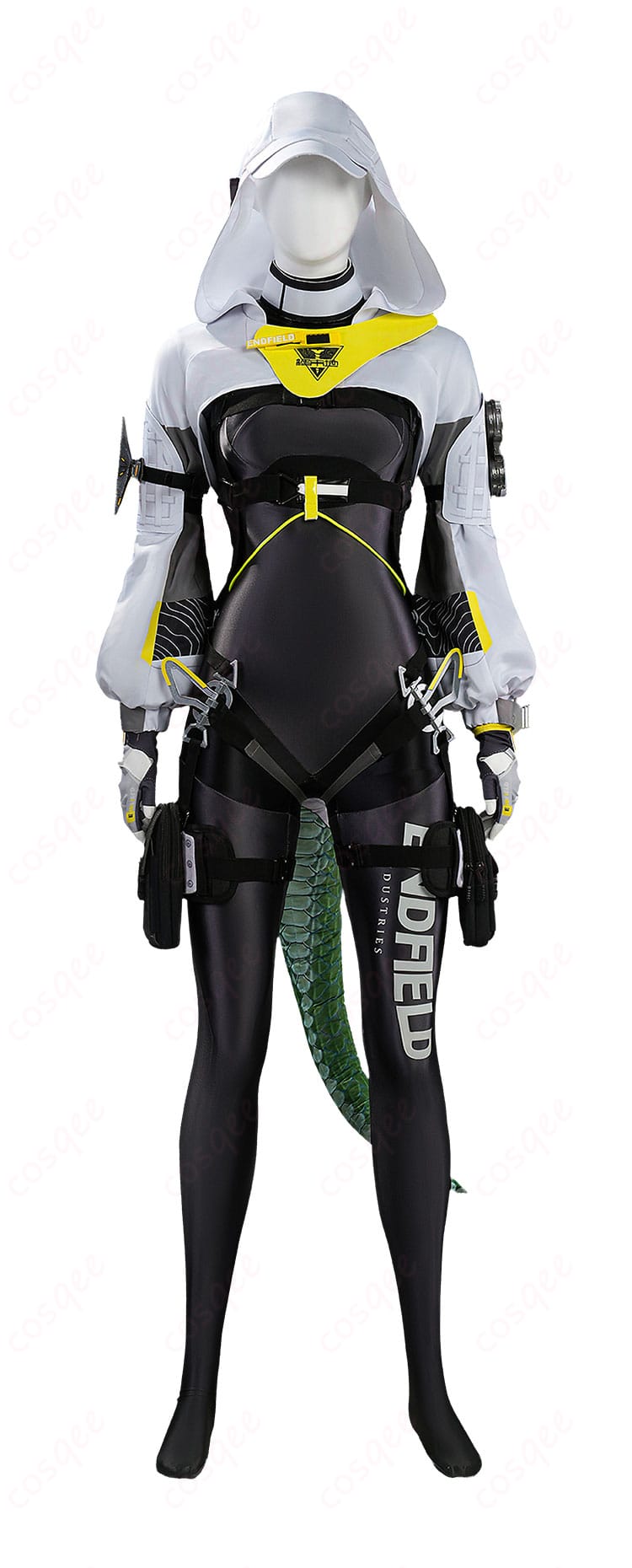 フローライト戦闘服コスプレの正面全体像