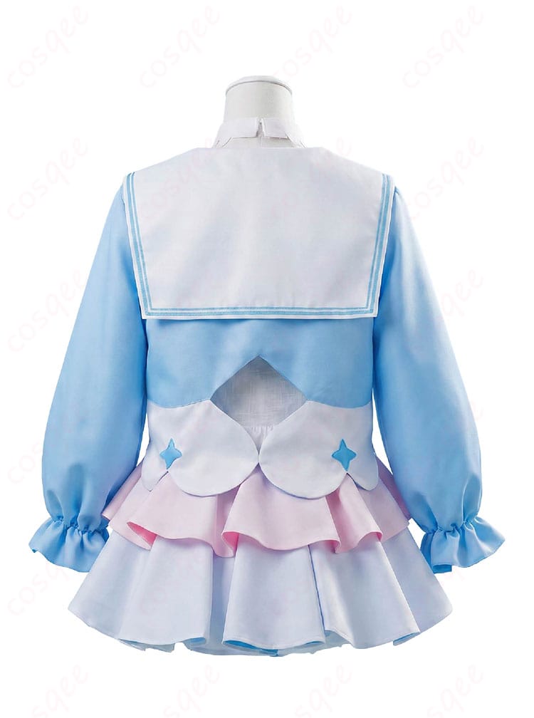 ホロライブ 天音かなた衣装の背面デザインと装飾部分