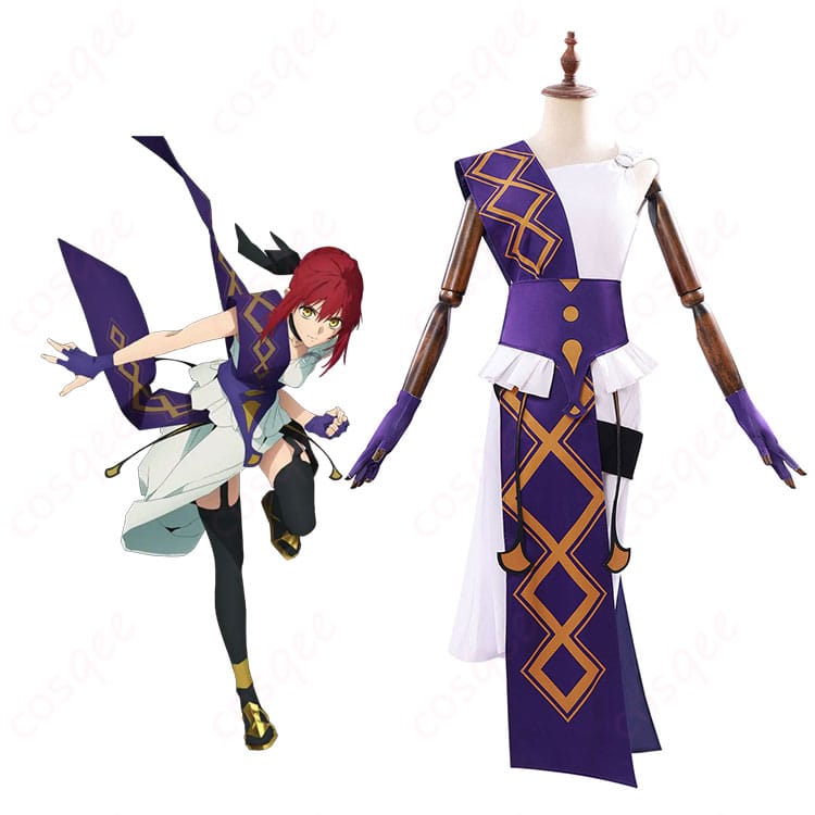 ヒッポリュテの公式イメージを再現したコスプレ衣装とキャラクター風ビジュアルの全体図