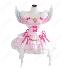 アイカツ！星宮いちごのオーロラキスコーデを華やかに楽しむピンクドレス衣装 - 1枚目の画像（サムネイル）