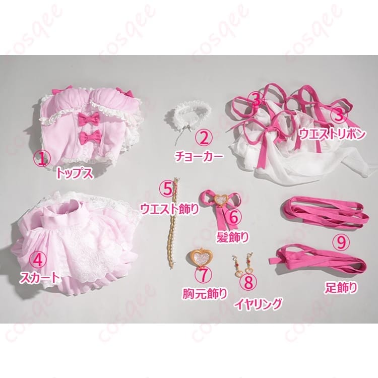 アイカツ！星宮いちごのオーロラキスコーデを華やかに楽しむピンクドレス衣装 - 6枚目の画像