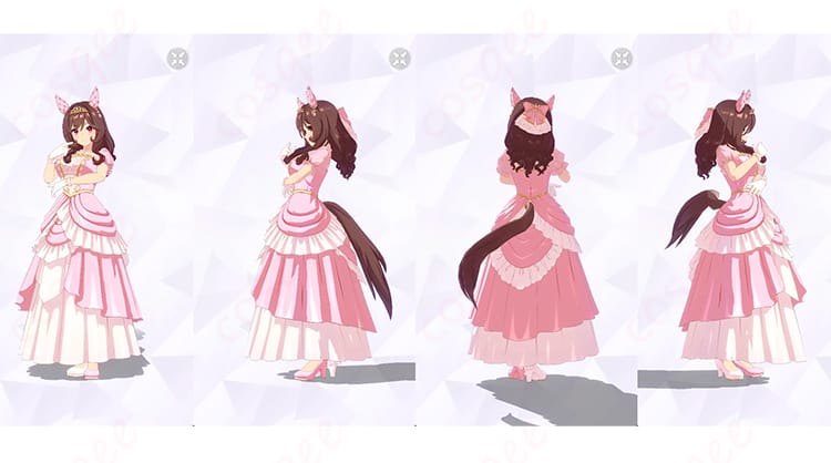 ジェンティルドンナ 花嫁勝負服の装飾ディテール。高発色リボンとトリム、サテン調生地の光沢と丁寧な縫製が分かるクローズアップ。