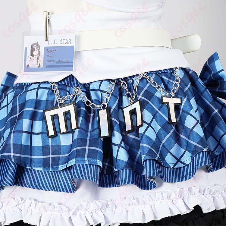 勝利の女神：NIKKE ミント T.T. STARステージ衣装｜華やかな再現コスチューム - 4枚目の画像