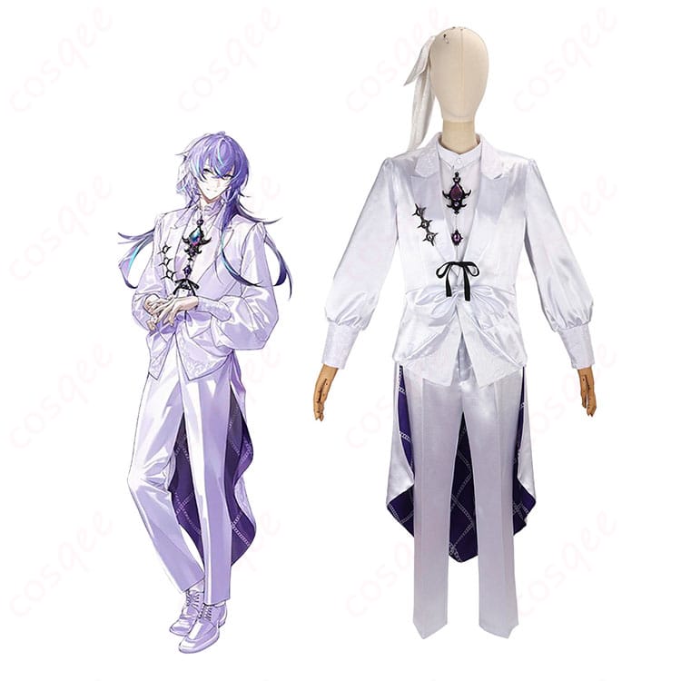 星導ショウ Dytica 3rd Anniversary 衣装一式とキャラクタービジュアルの比較画像