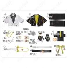 鳴潮 漂泊者（女）『永久に輝く星明り』高再現コスプレ 通気性◎ 豪華セットでイベント映え - 6枚目の画像（サムネイル）