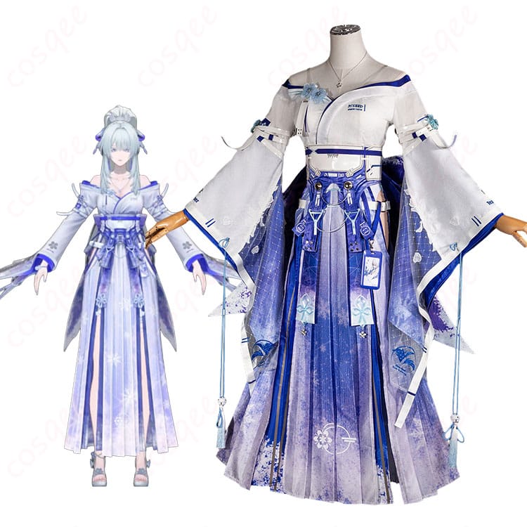 鳴潮 緋雪 2nd Formのキャラクタービジュアルと衣装一式の参考画像