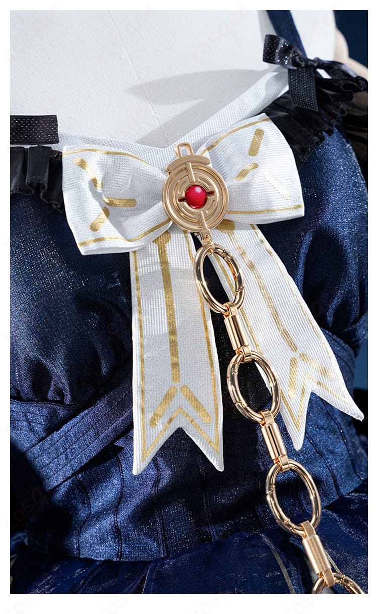 鳴潮 ダーニャ コスプレ衣装の背面装飾と後ろ腰リボンのディテール