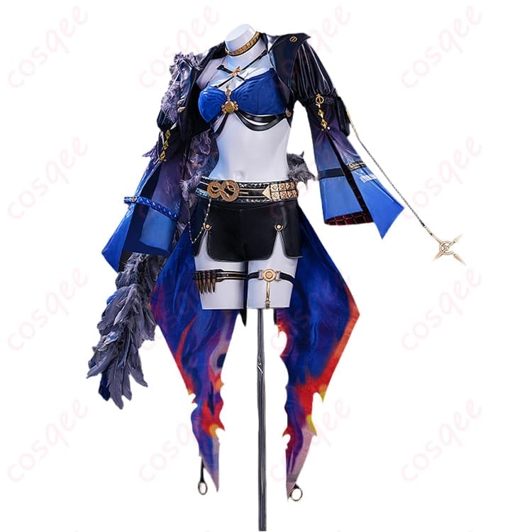 鳴潮・ガルブレーナの多彩な装飾を楽しむ華やかファンタジーコスプレ衣装 - 2枚目の画像
