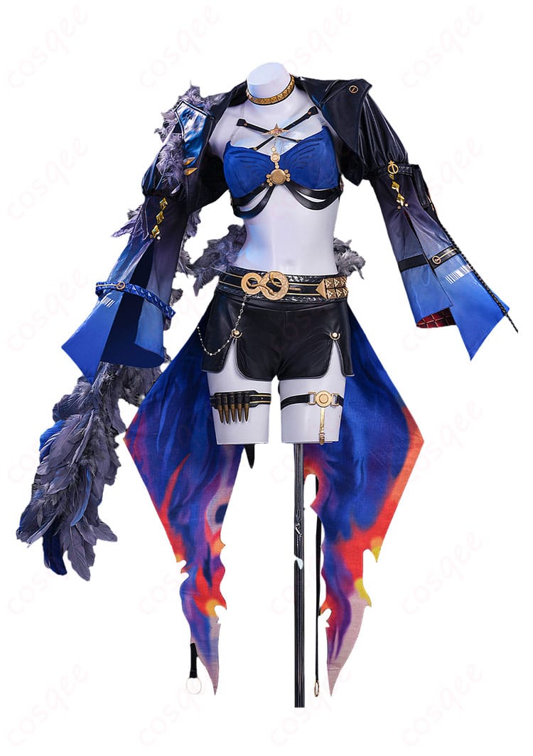 ガルブレーナ コスプレ衣装のビスチェとジャケットを見せる正面デザイン