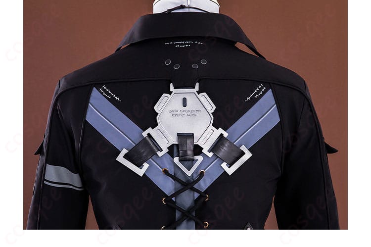 『鳴潮』漂泊者(男)コスプレ衣装の背肩部分にある装飾ディテール