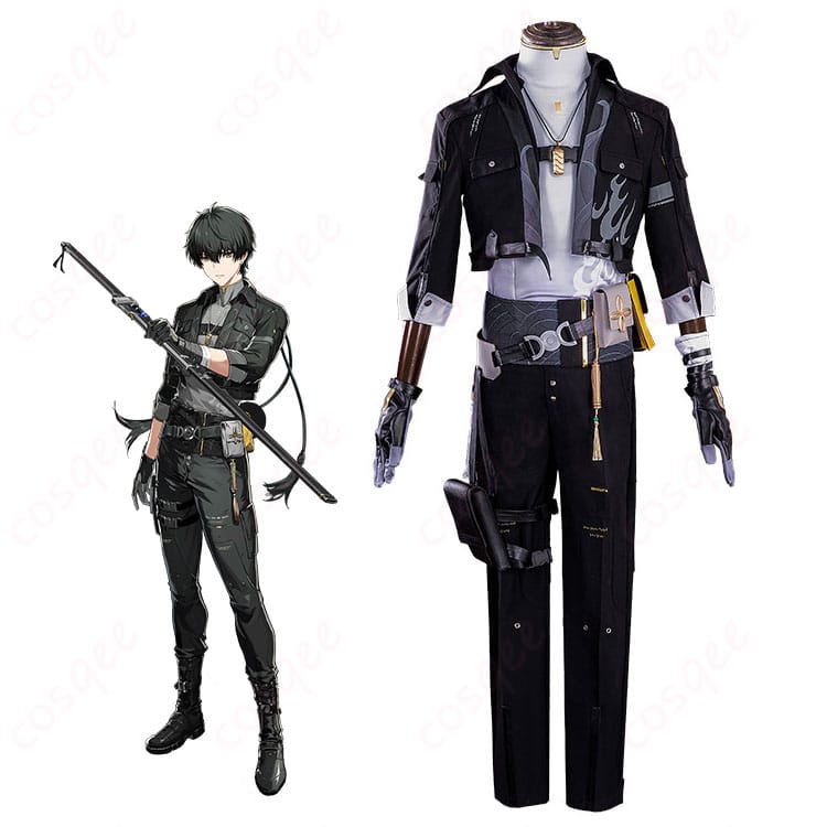 『鳴潮』漂泊者(男)通常風コスプレ衣装のキャラクター着用イメージと全身コーディネート