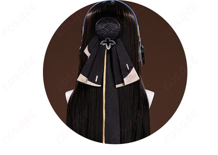 卜霊 混元玄装コスプレ衣装に付属する髪飾りのディテール