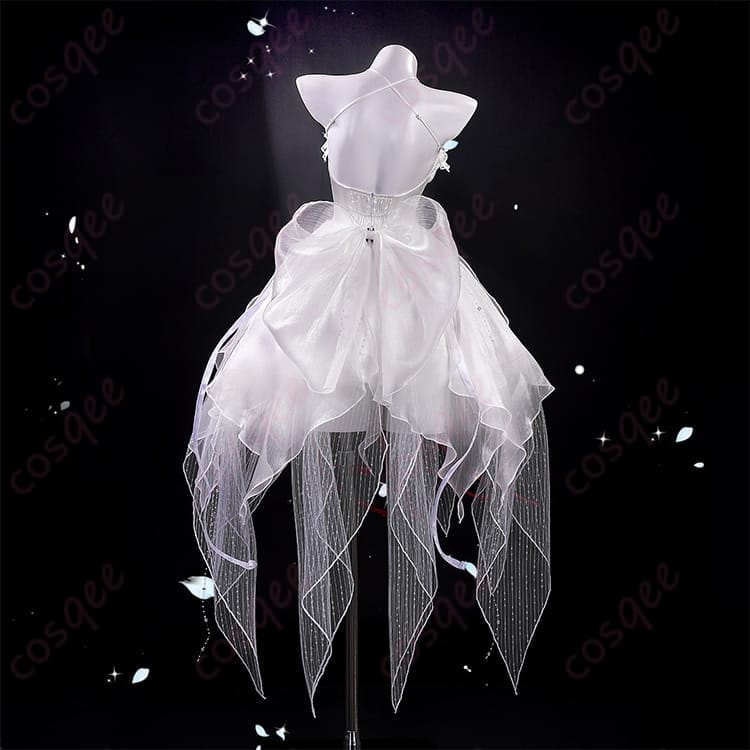 鳴潮 フローヴァ コスプレ衣装｜花飾りと白赤ドレスで華やかに再現 - 2枚目の画像