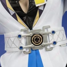 鳴潮・ルシラーの白×ブルー学園長風コスプレ衣装｜小物付きで撮影再現 - 5枚目の画像（サムネイル）