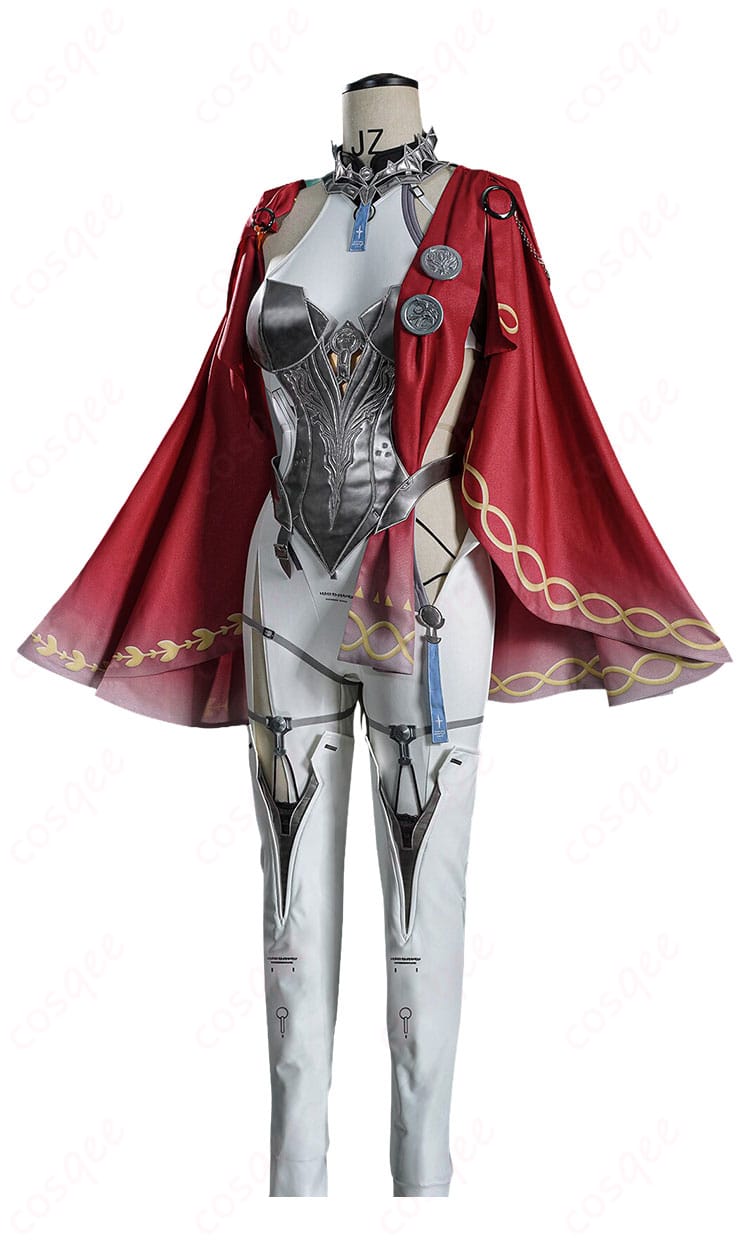 『鳴潮』ルパ コスプレ衣装の側面、レッグカバーと太もも装飾を確認できる画像