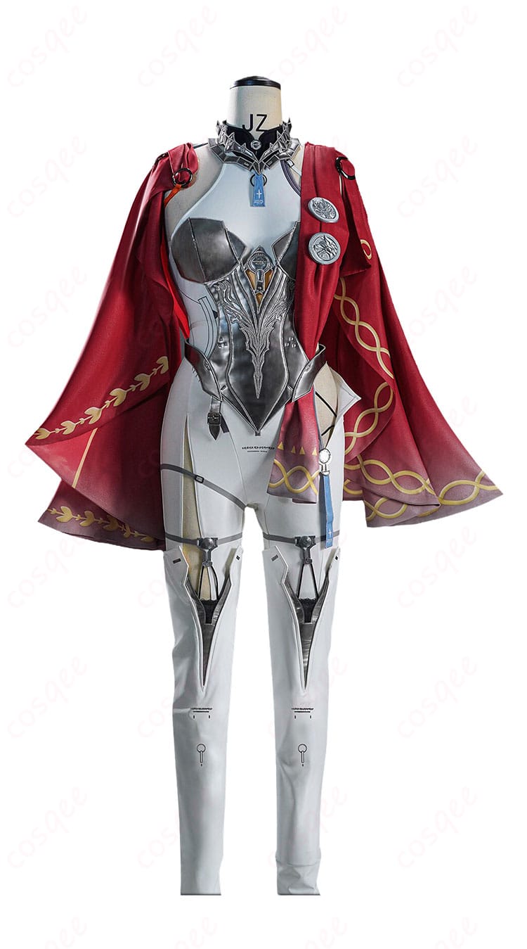 『鳴潮』ルパ コスプレ衣装の正面、胸元アーマーとボディースーツのデザイン