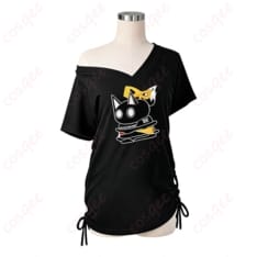 ホロライブ 白上フブキ 部屋着Tシャツ衣装｜軽やかに再現するカジュアルコスプレ - 1枚目の画像（サムネイル）