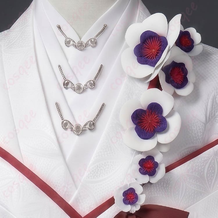 にじさんじ 星導ショウ新衣装の白着物×黒袴和装コスプレ衣装｜撮影映え仕様 - 2枚目の画像