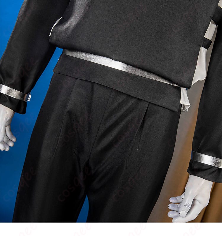 双城厳一コスプレ衣装の腰回りとベルトのディテール