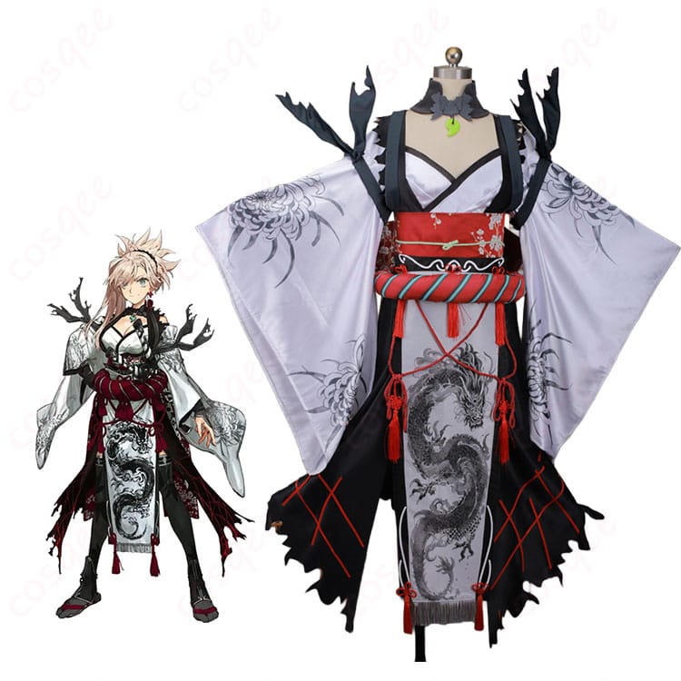 Fate/Samurai Remnant バーサーカー・宮本武蔵のコスプレ衣装を着用した全身イメージ