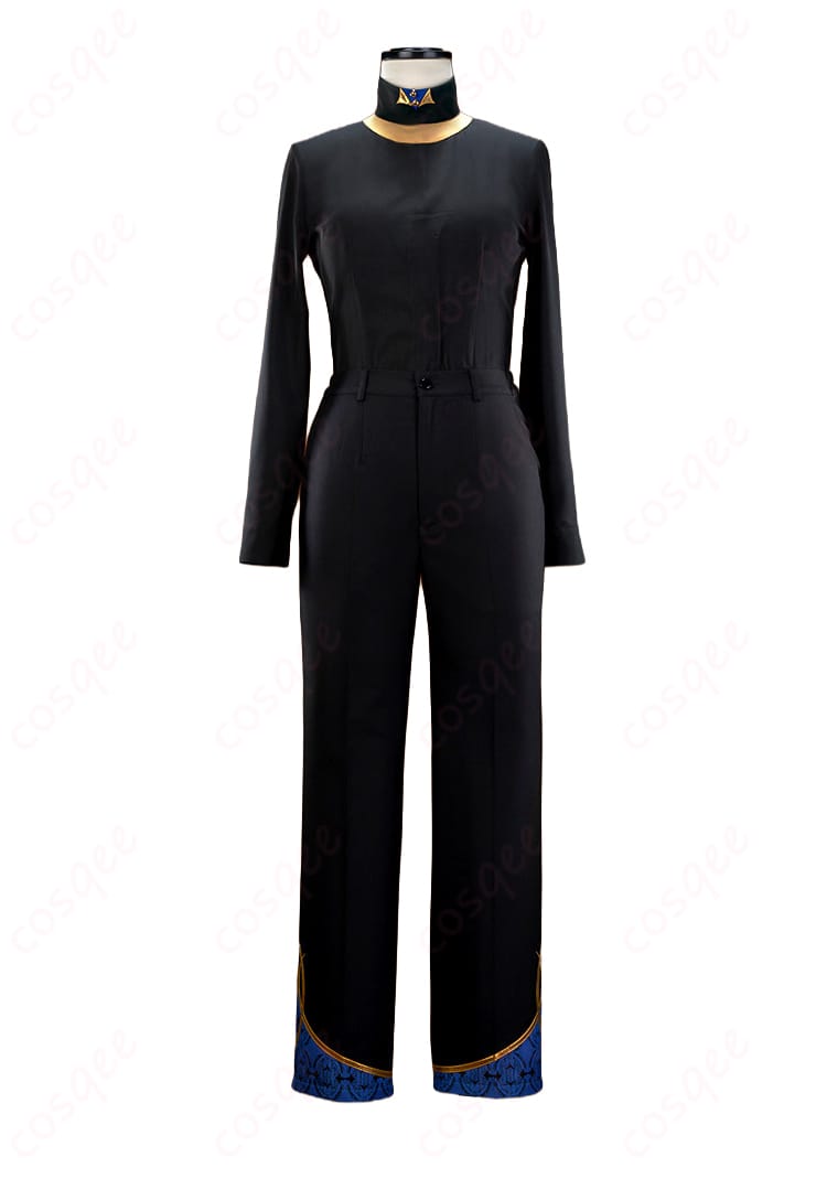 衣更真緒Selectコスプレ衣装の長袖ジャケットとパンツの素材・装飾ディテール
