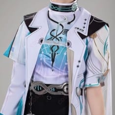 鳴潮 リューク・ヘルセン 学校医スタイルを再現するコート付きコスプレ衣装 - 4枚目の画像（サムネイル）
